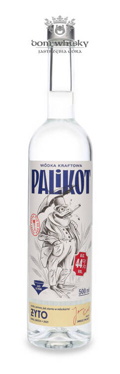 Wódka Kraftowa Palikot Żyto / 44% / 0,5l