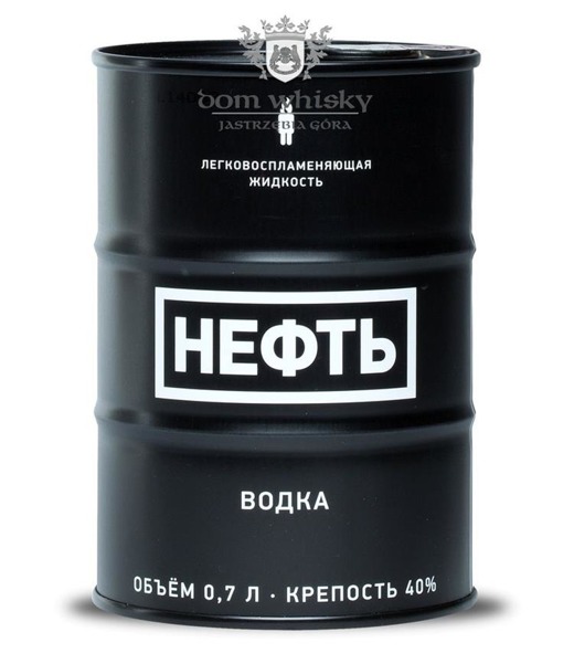 Wódka NEFT Black Barrel / 40% / 0,7l