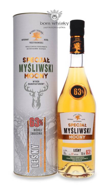 Wódka Specjał Myśliwski Mocny Leśny / 63% / 0,7l