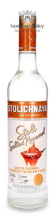 Wódka Stolichnaya Salted Karamel (Łotwa) / 37,5% / 0,7l