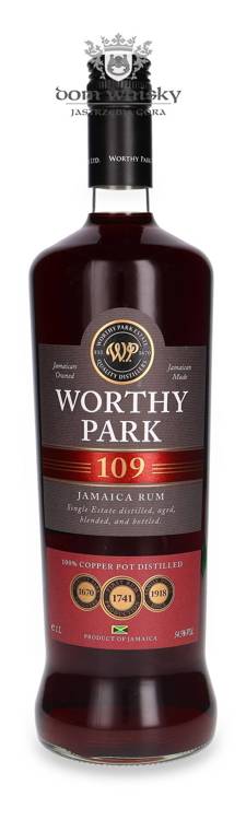 Worthy Park 109 Dark Jamaica Rum / 54,5% / 1,0l