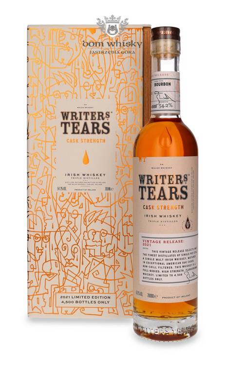 Writers Tears Cask Strength 2021 Limited Edition / 54,2% / 0,7l