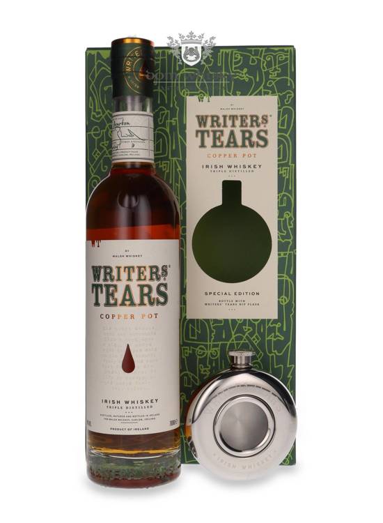 Writers Tears Irish Whiskey + piersiówka / 40% / 0,7l