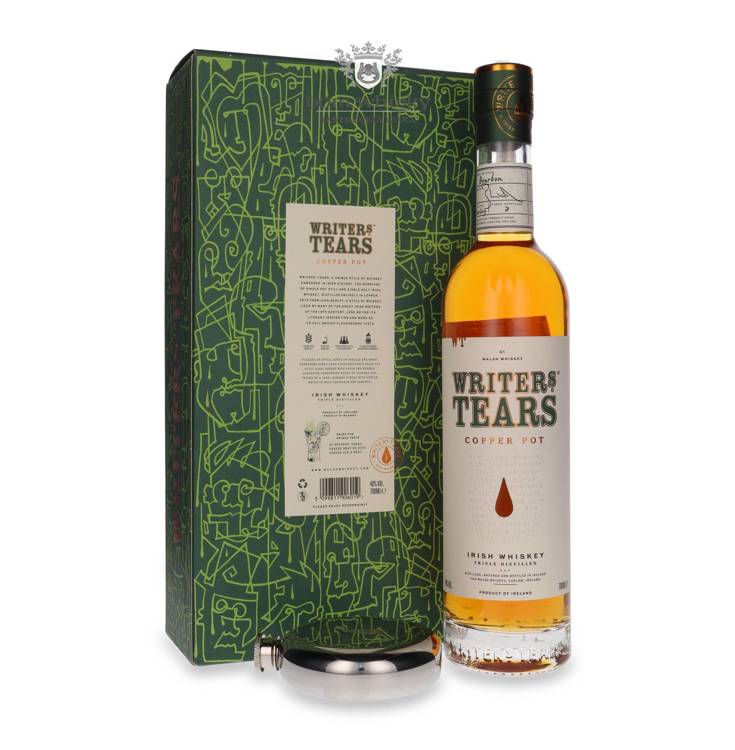 Writers Tears Irish Whiskey + piersiówka / 40% / 0,7l