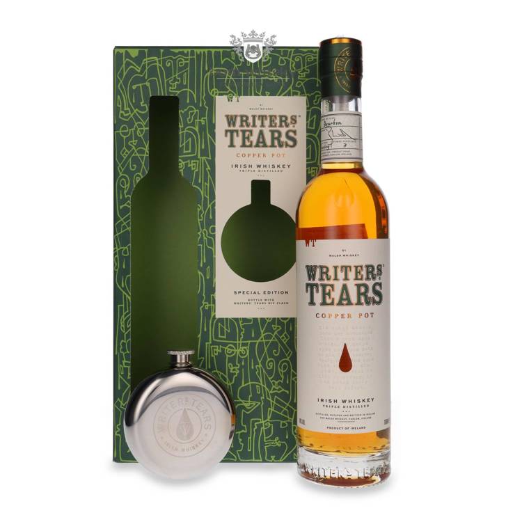 Writers Tears Irish Whiskey + piersiówka / 40% / 0,7l