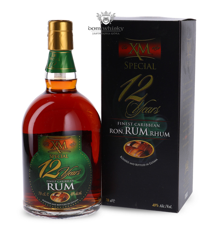 XM Special 12-letni Finest Carribbean Rum / 40% / 0,7l