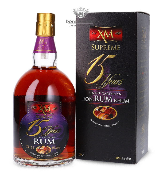 XM Supreme 15-letni Finest Carribbean Rum / 40% / 0,7l