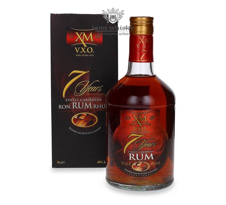 XM V.X.O. 7-letni Finest Carribbean Rum / 40% / 0,7l