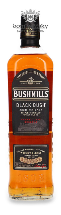 Zestaw Bushmills Black Bush  / 40% / 0,7l & Cava Vilarnau Barcelona Rose Delicat Brut Organic / 12% / 0,75l