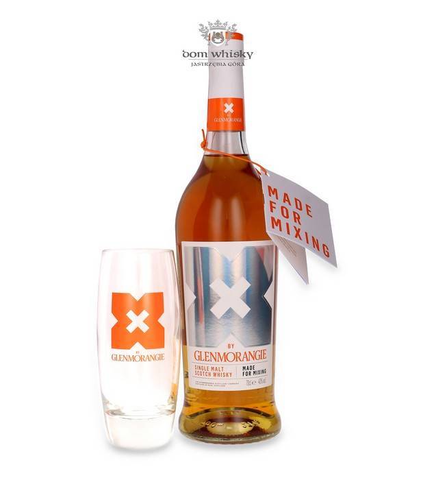 Zestaw X by Glenmorangie / 40% / 0,7l + szklanka X by Glenmorangie