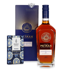 Zestaw Metaxa 12* / 40% / 0,7l + dedykowana czekolada